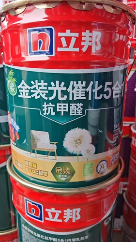 立邦金装光催化抗甲醛五合一乳胶漆净味环保防霉抗碱内墙自刷涂料