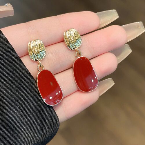 轻奢高级感不规则耳环韩版