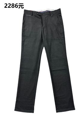 正商场同款撤柜2286元男士商务休闲长裤秋冬厚款修身直筒日常上班