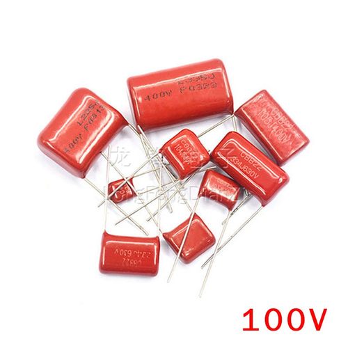 100V200nF 250nF 330nF 390nF 400nF 100V 脚距P7.5mm CBB电容