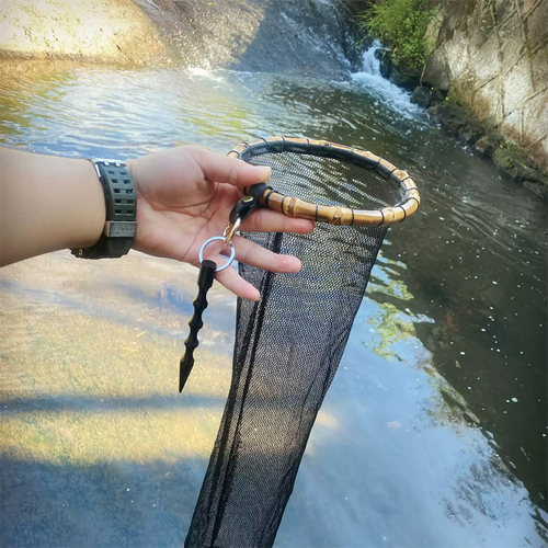 溪流鱼护路亚便携迷你小型小号微物马口随身挂腰野钓专用小眼渔护