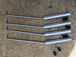 扎钩钢筋工绑钩高硬度手柄套筒扎丝勾前后六道防滑圈8.1桩芯钢