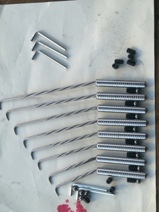 昆明市小板桥金鑫扎钩,全防滑槽高硬度手柄,桩芯钢杆7.5