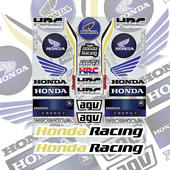摩托车贴纸适用于本田大张车身贴小牛电动车防水防晒尾箱装 饰贴画