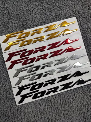 适用于FORZA佛沙3D软胶贴纸