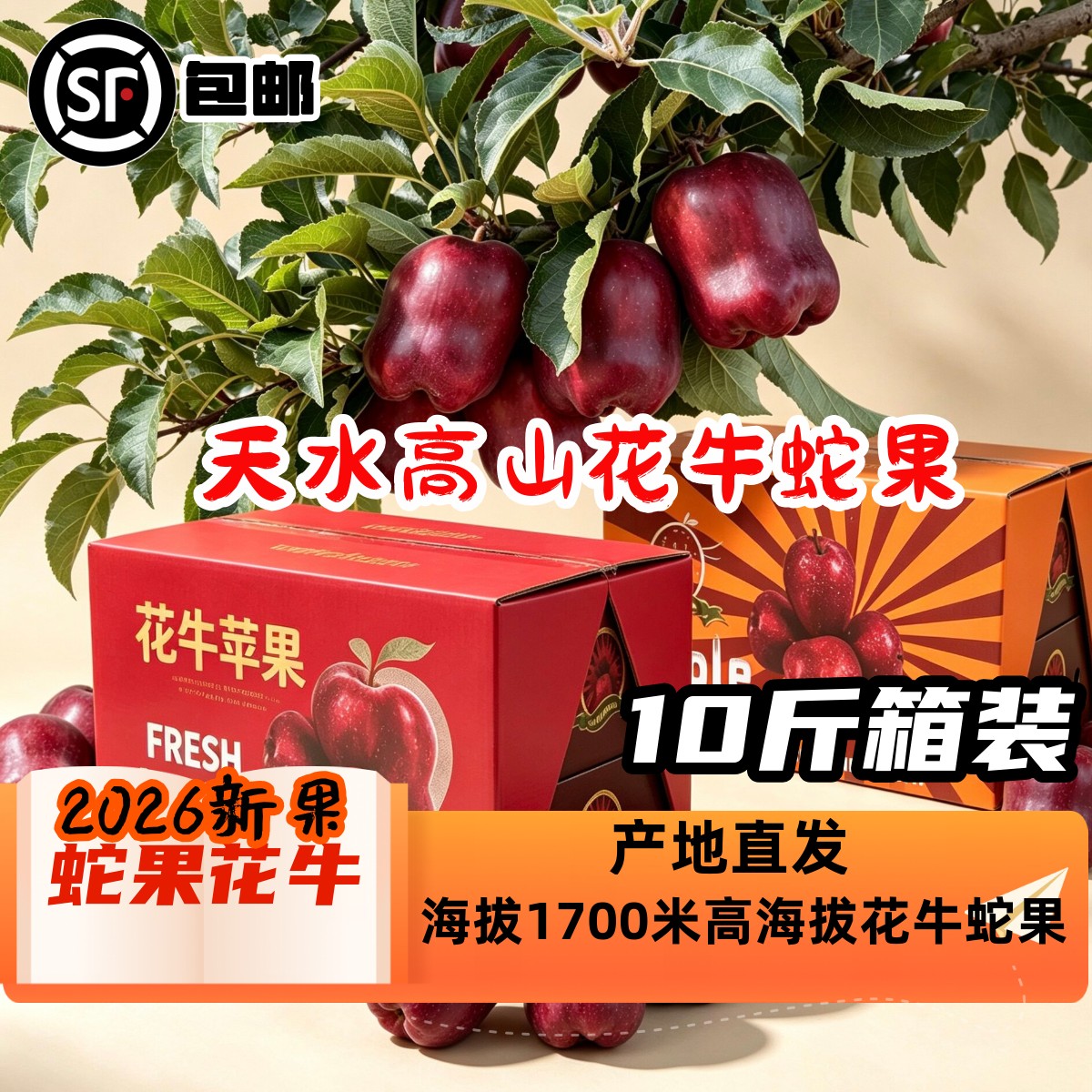天水花牛蛇果2026新品