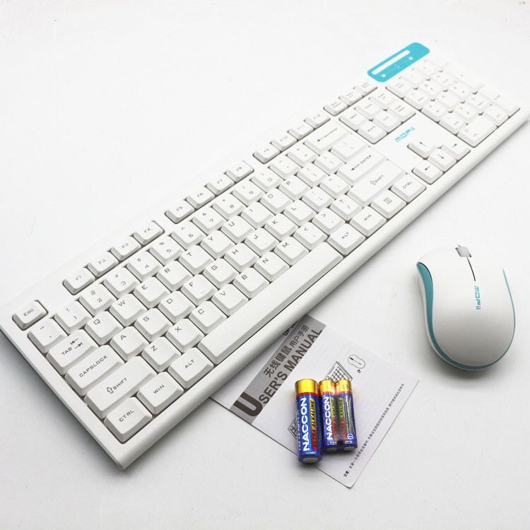 摩天手 UP360无线键鼠套装 薄款防溅水 静音省电家用游戏办公套件