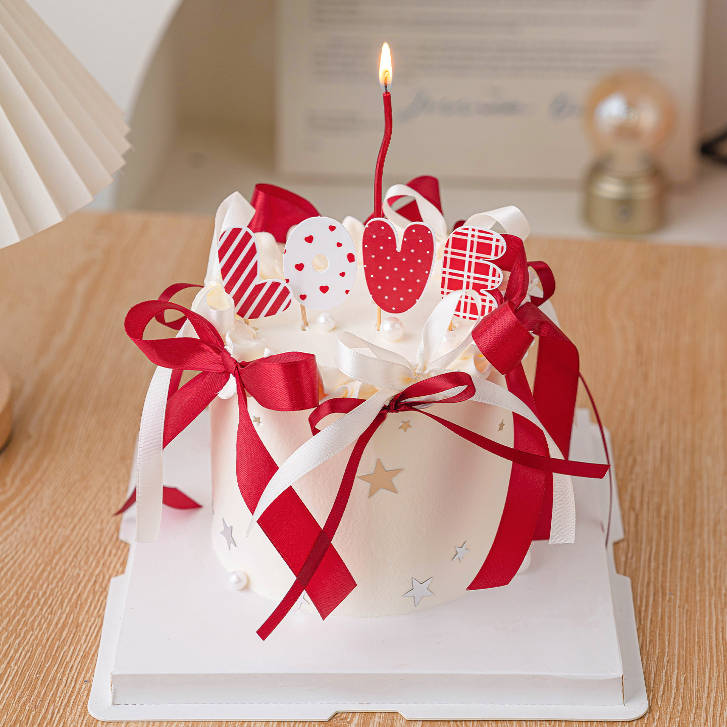 2.14情人节快乐唯美蛋糕装饰亚克力love情侣表白丝带蝴蝶结装扮,节庆用品/礼品,节日装扮用品,淘宝优惠券,粉丝福利购,淘宝优惠卷