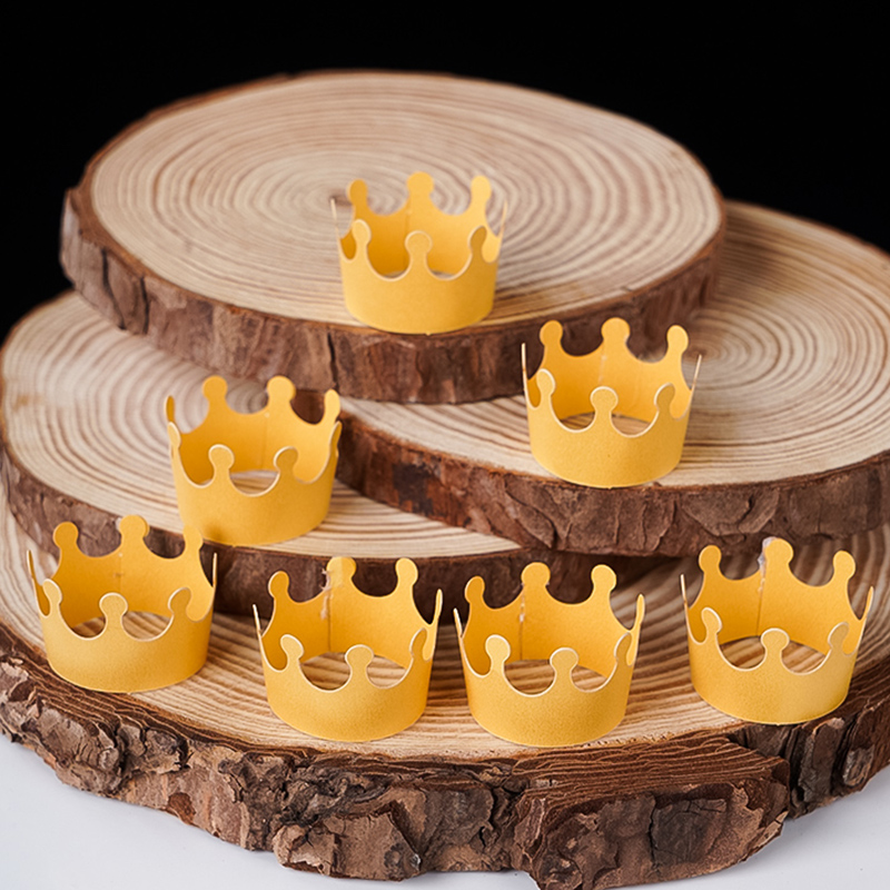 蛋糕装饰金色迷你皇冠