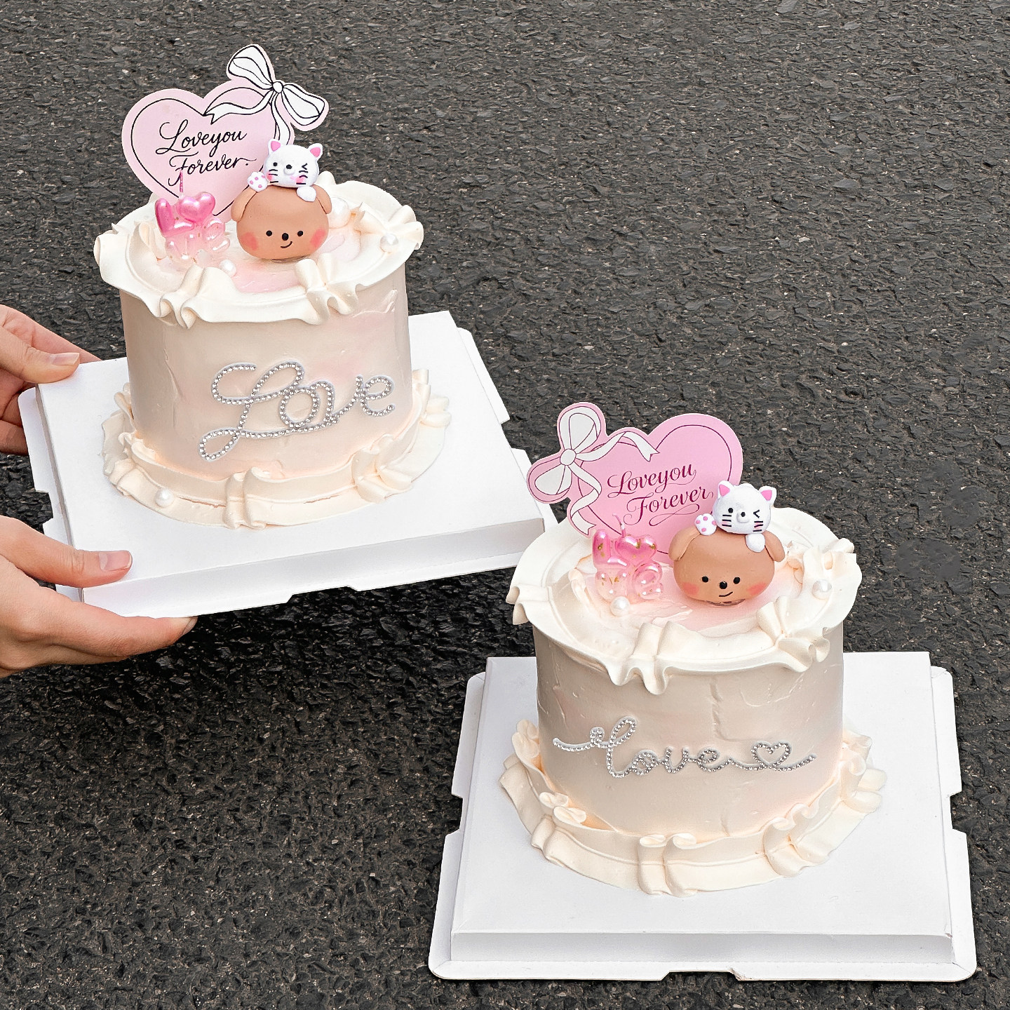 2.14情人节情侣小熊叠叠乐蛋糕装饰love水钻插件永远爱你爱心卡片,节庆用品/礼品,节日装扮用品,淘宝优惠券,粉丝福利购,淘宝优惠卷