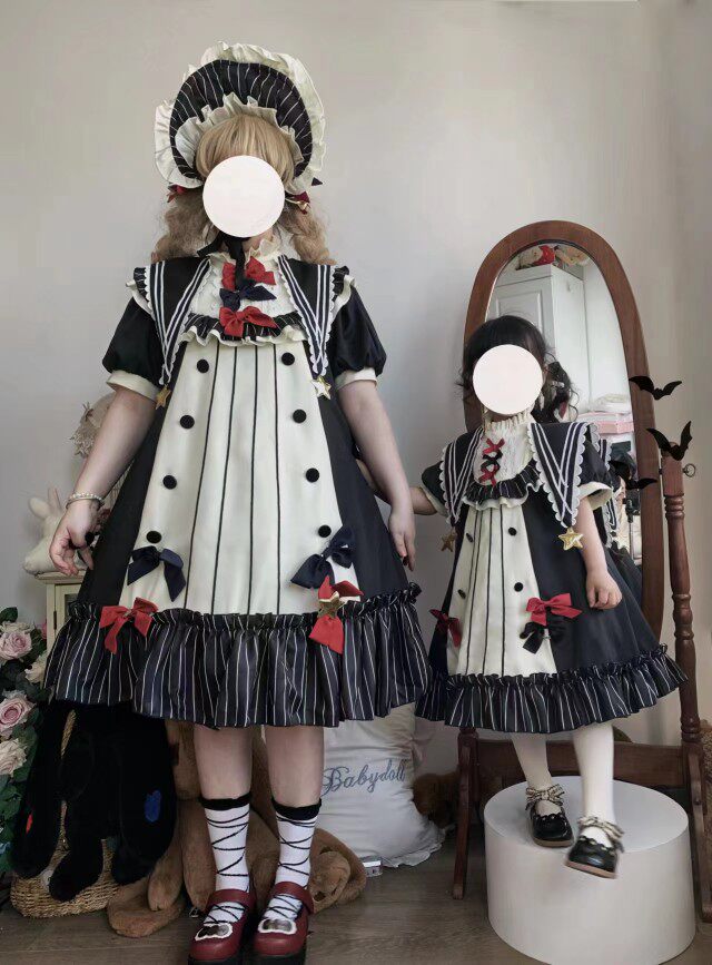 【清仓】女童Lolita捣蛋娃娃新款夏装洋裙
