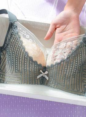 薄款文胸聚拢调整型无钢圈文胸 Together without rims bra cover