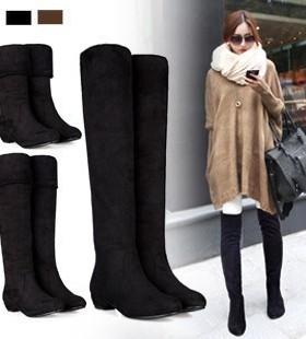 2015Ladies Shoes women winter Knee high Long Boots秋冬女长靴