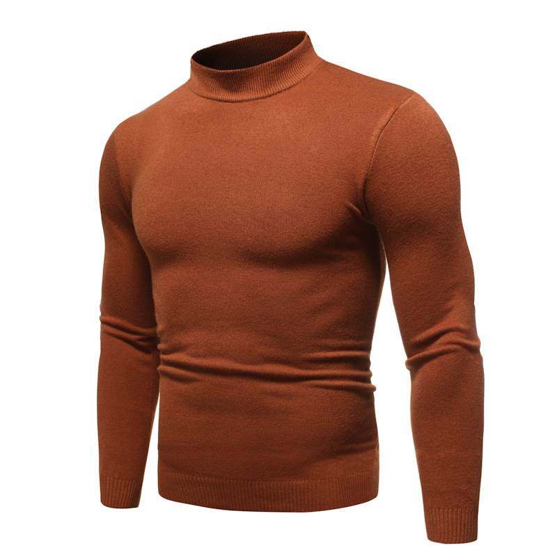 秋冬男打底衫半高领毛衣针织衫Men's Bottoming Shirt Sweater