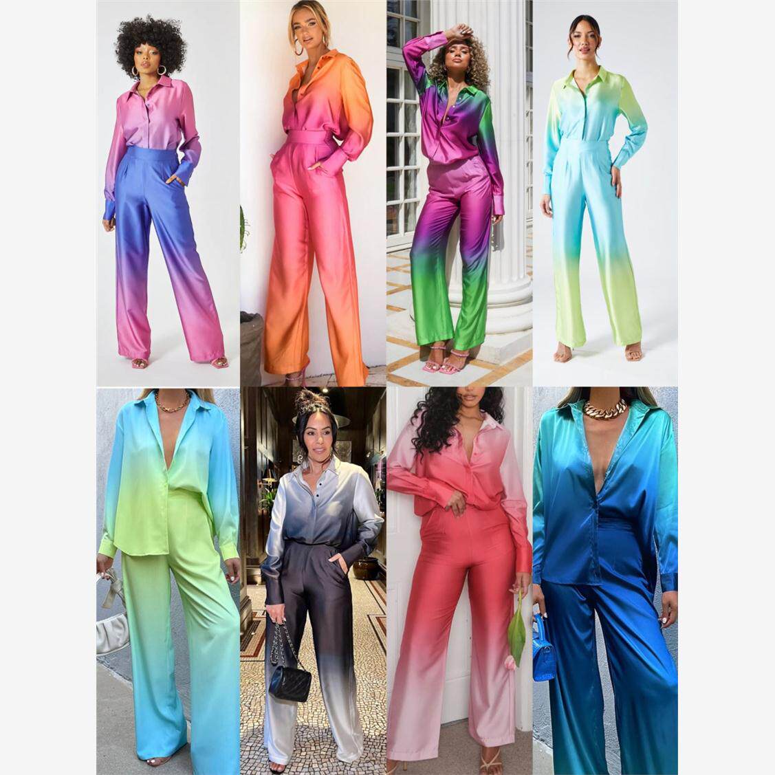 欧美INS新品女士套装宽松