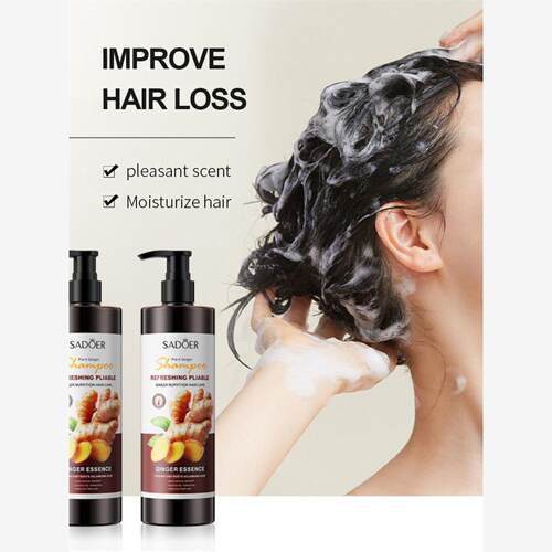 400ml hair loss treatment shampoo ginger hair growth shampoo
