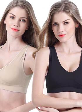 S-5XL-6XL plus size vest sports bra running fitness yoga