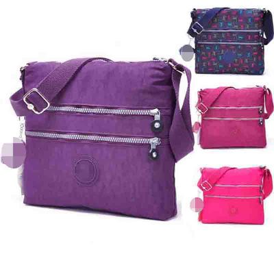 多隔层尼龙包斜挎包时尚防水