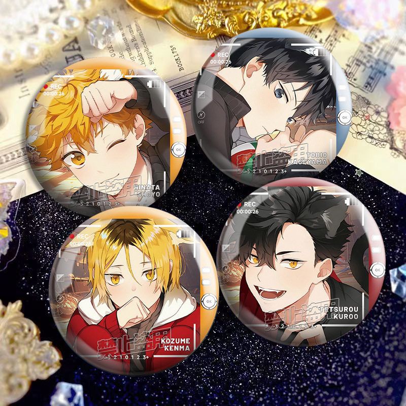 排球少年同人吧唧谷子二次元周边