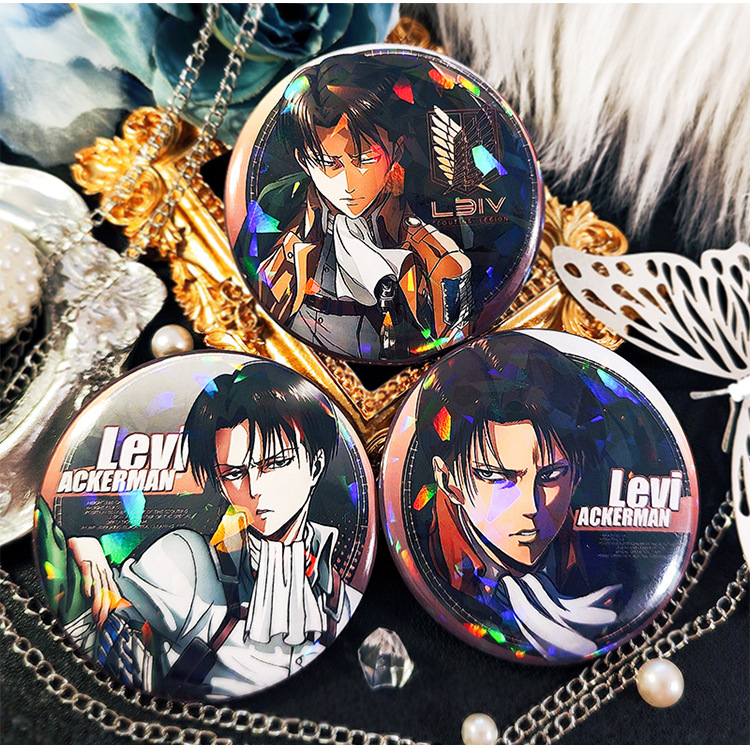 进击的巨人同人吧唧利威尔徽章