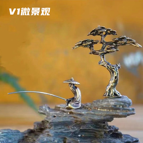 假山奇石沙盘盆景小摆件装饰品