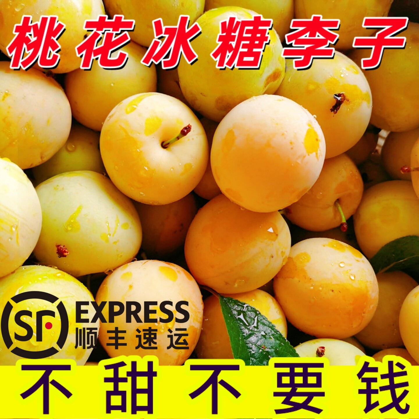 纯甜冰糖李子四川桃花李蜂糖新鲜蜂蜜黄金奈李应当季时令水果整箱
