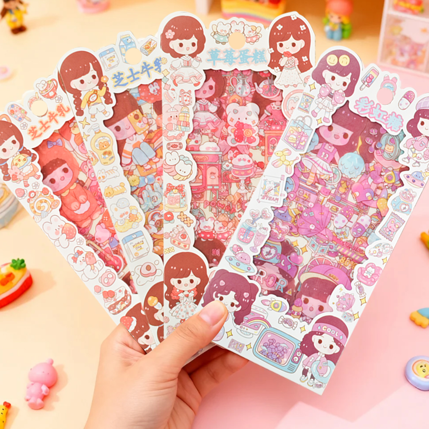 DIY可爱卡通个性创意贴纸贴画