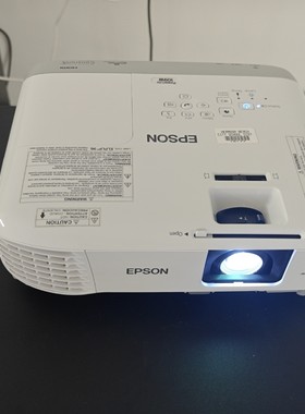 二手投影机投影仪爱普生CB-109W全高清。4000流明高亮度，白天直投商务办公家用内置安卓无线蓝牙整机99新