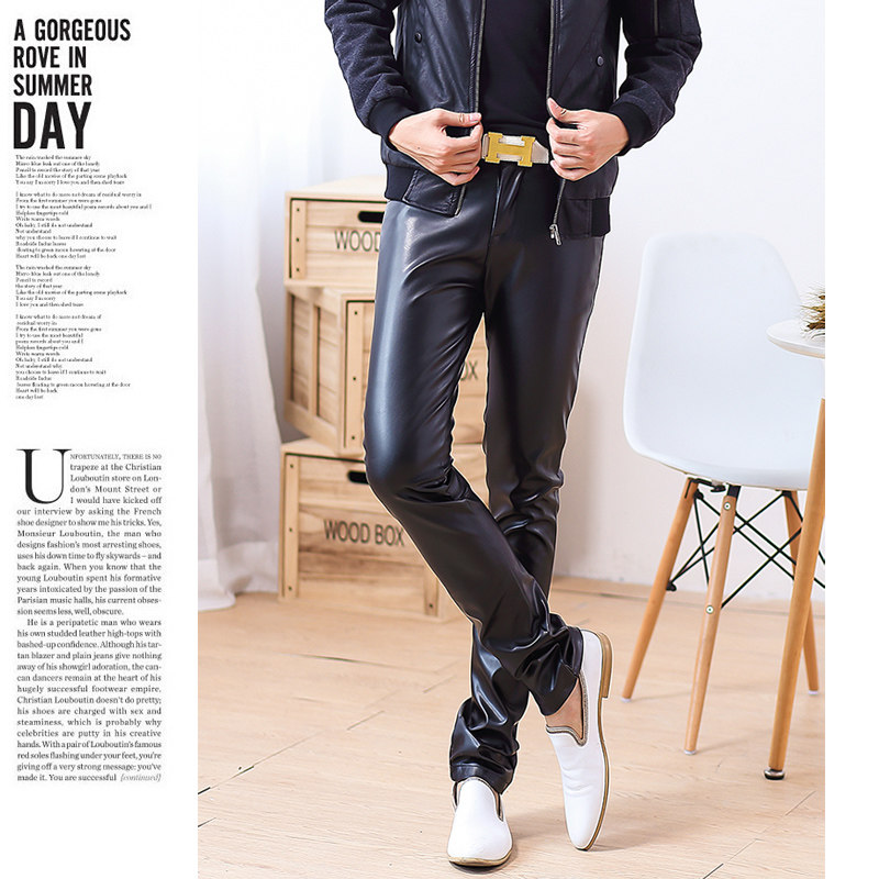 Pantalon cuir homme serré pour adolescent - Ref 1488962 Image 5