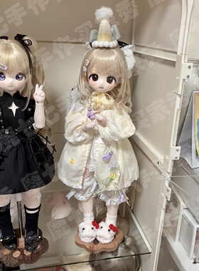 bjd娃鞋gl兔豆mdd拖鞋发夹yosd制服鞋cd2女ufsoom fc4分6分拖鞋