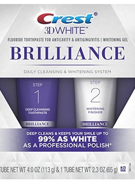 Crest 3D White Brilliance Toothpaste, Teeth Whitening and De