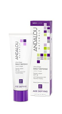 Andalou Naturals Sheer Daily Defense Facial Lotion SPF 18