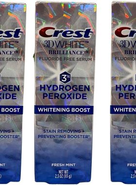 Crest 3D White Brilliance Hydrogen Peroxide Whitening Boost