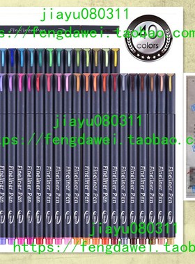 Tebik 45 Pack Journal Planner Colored Pens Set, 40 Colors