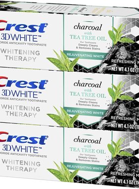 美国Crest Charcoal 3D White Toothpaste, Whitening Therapy