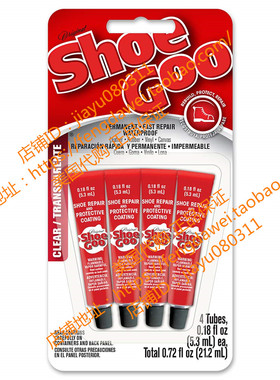 美国Shoe Goo 5510110 Mini Adhesive (4 Pack), 0.18 fl. oz.
