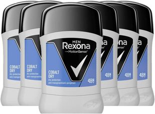 美国Rexona Cobalt Deodorant Stick Men Pack of 6 x 50 ml