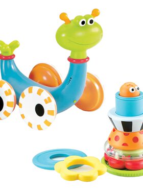 Yookidoo Musical Crawl 'N' Go Snail Toy with Stacker - Pr