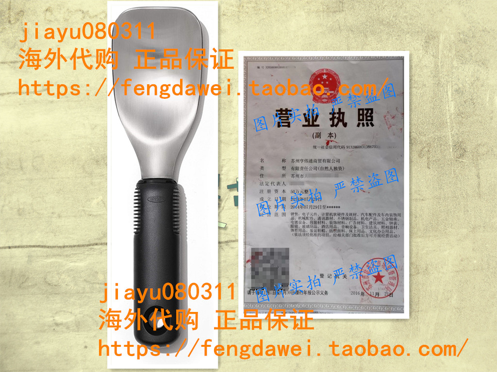 美国OXO Good Grips Stainless Steel Ice Cream Spade