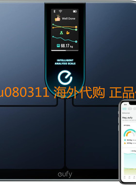 eufy by Anker Wi-Fi Fitness Tracking Smart Scale P3， Inte