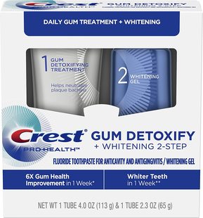 Crest Pro-Health Gum Detoxify + Whitening Two- Step Toothpas