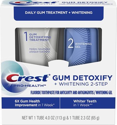Crest Pro-Health Gum Detoxify + Whitening Two- Step Toothpas