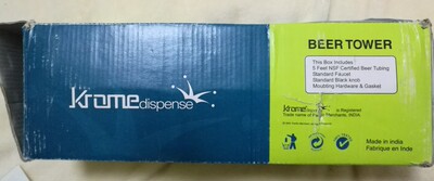 现货清仓 Krome Dispense C201镀铬黄铜生啤酒龙头酒管垫圈配件