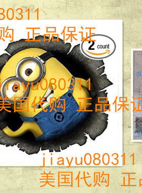 topthaishop 2x Minion Breaking Through Decal Sticker Car Tru