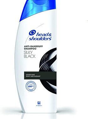 美国HEAD & SHOULDERS ANTI-DANDRUFF SHAMPOO SILKY BLACK 360ML