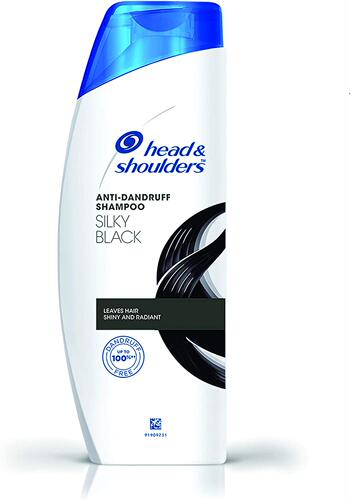 美国HEAD & SHOULDERS ANTI-DANDRUFF SHAMPOO SILKY BLACK 360ML