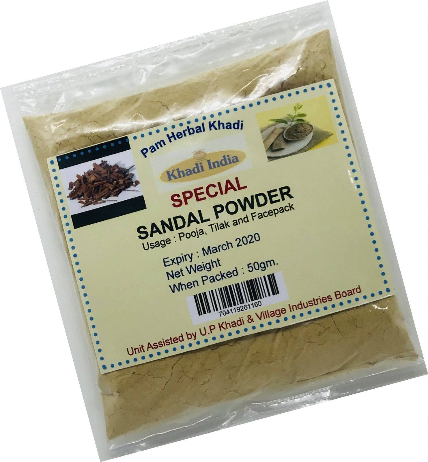预 pam herbals khadi special sandalwood powder for face pack