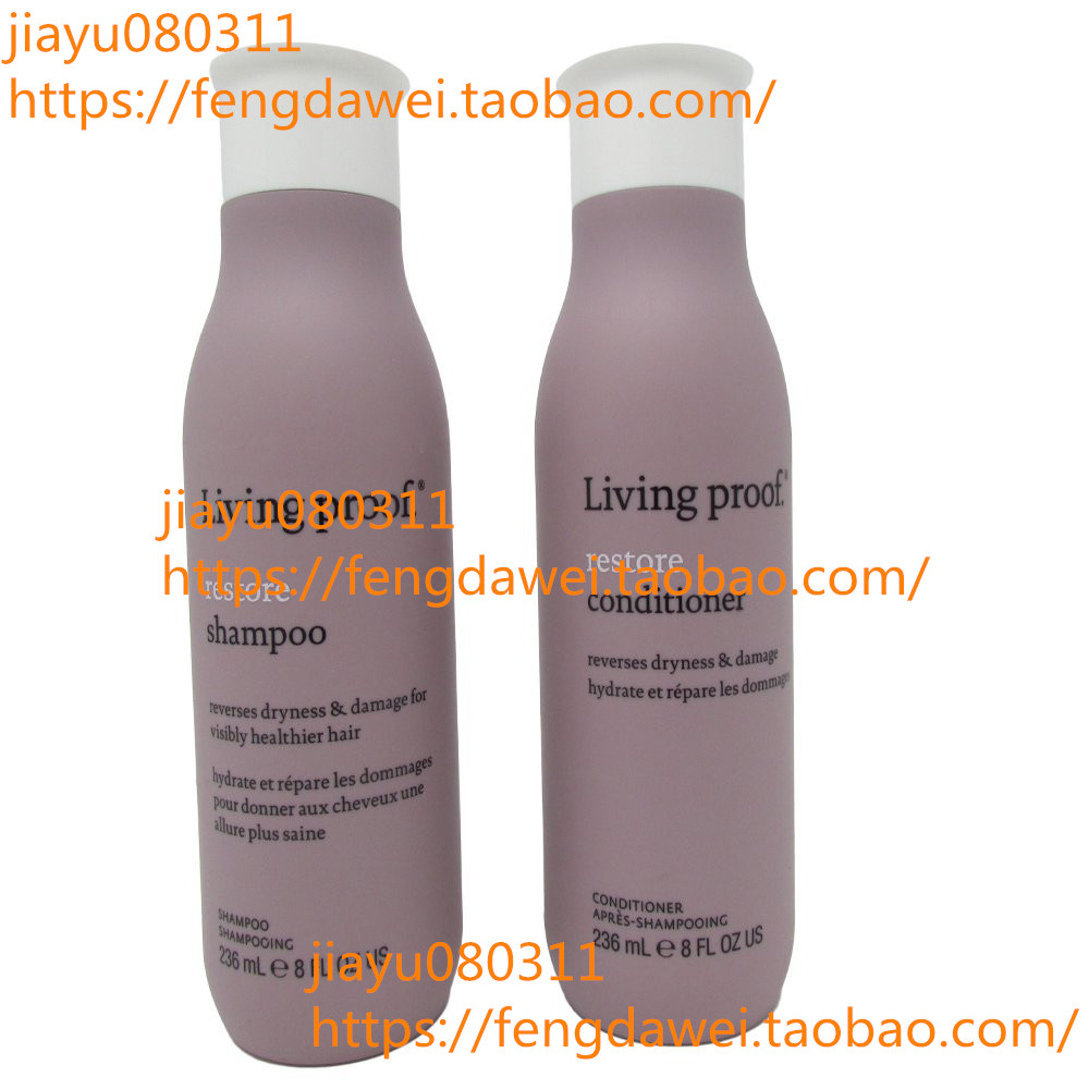 美国Living Proof Restore Shampoo& Conditioner Duo Set 8oz