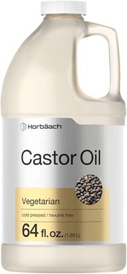 美国Horbaach  Castor Oil 64 oz Cold Pressed