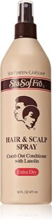 Out Carson Sta Hair Scalp Sof SoftSheen Con Spray Comb Fro